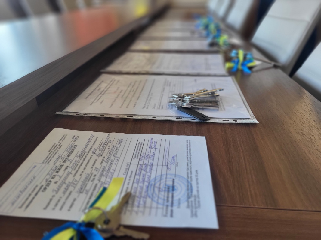 У Ковелі ветеран війни та родини ВПО отримали квартири у новобудові