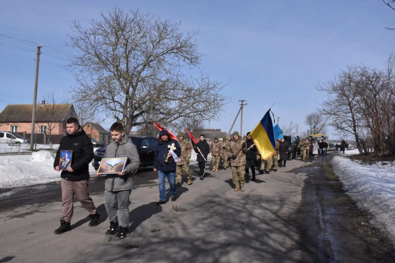 На Волині попрощалися із захисником Вадимом Гускою