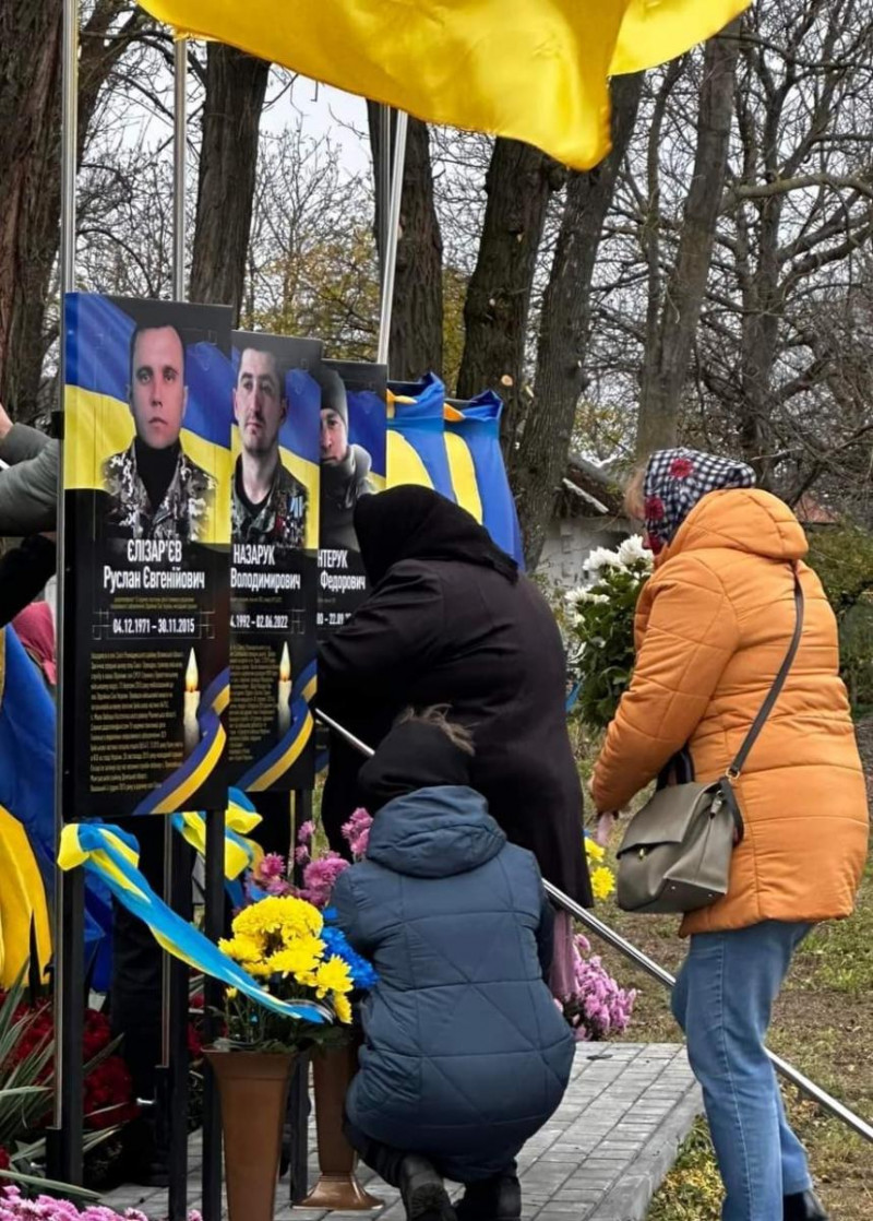 У волинській громаді відкрили Алею пам’яті Героїв