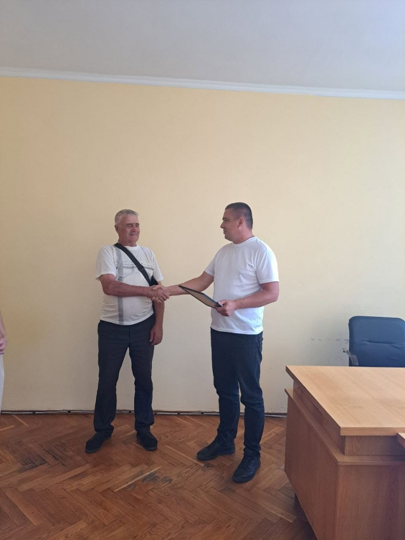На Волині після 48 років роботи працівник комунального підприємства вийшов на заслужений відпочинок