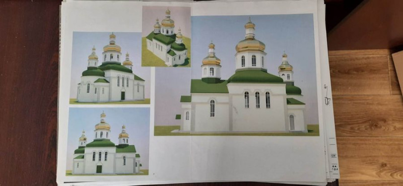 У Луцькому районі відновили будівництво православного храму після довготривалої перерви
