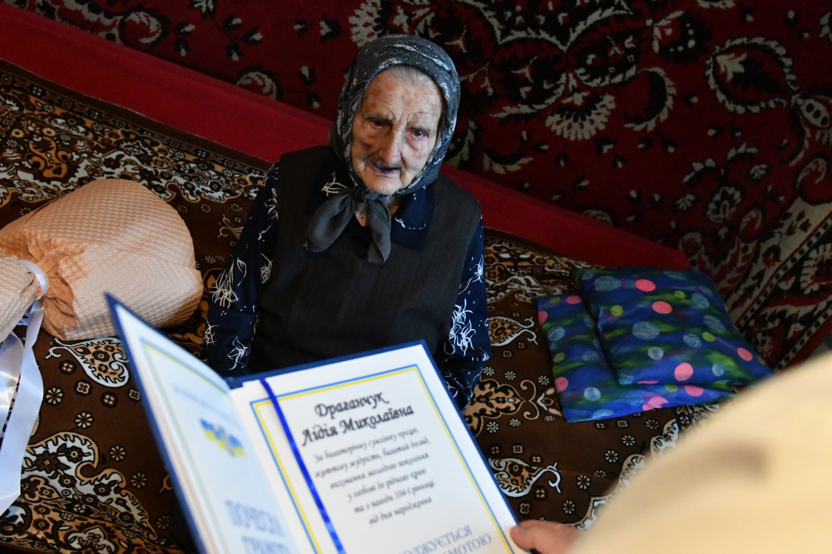 Має вісьмох онуків, п’ятьох правнуків та праправнука: волинянка відзначила 104-річчя