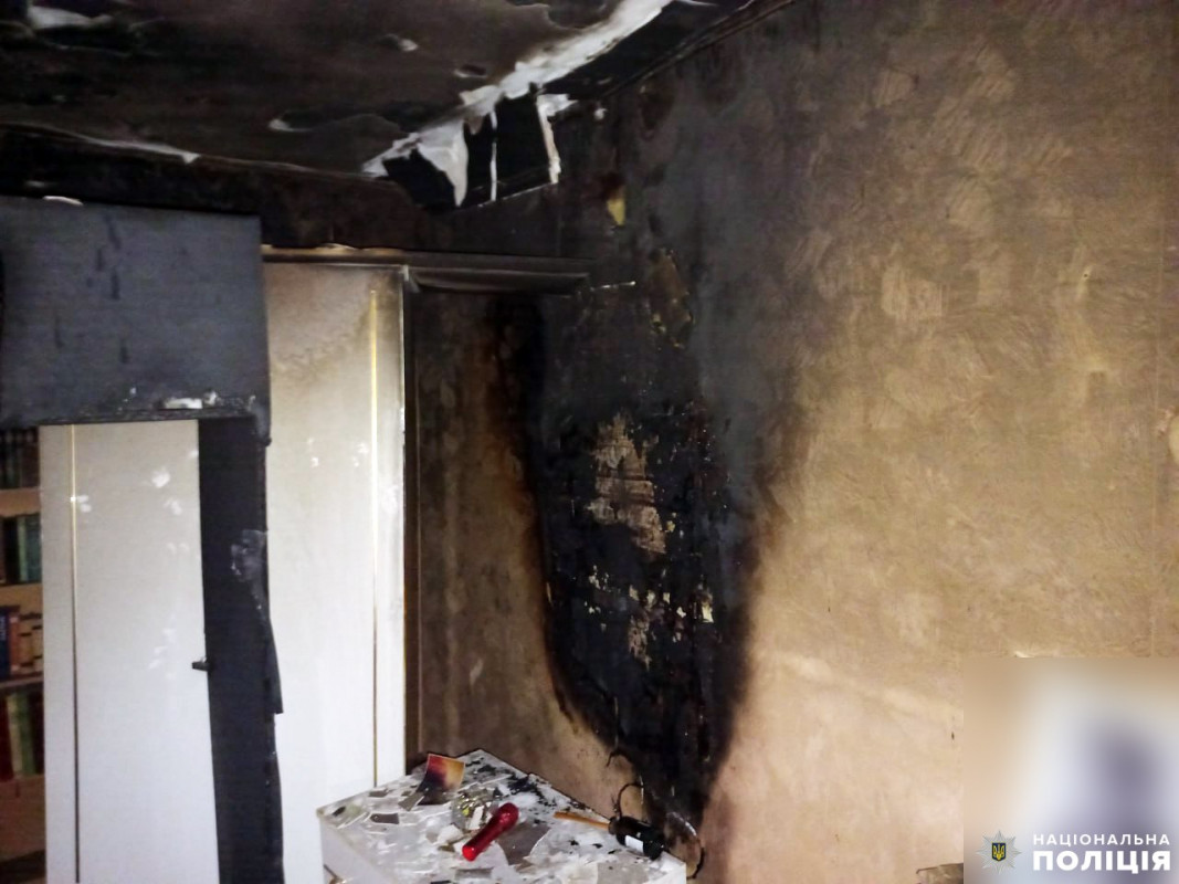 Лучанин підпалив квартиру дружини. Фото