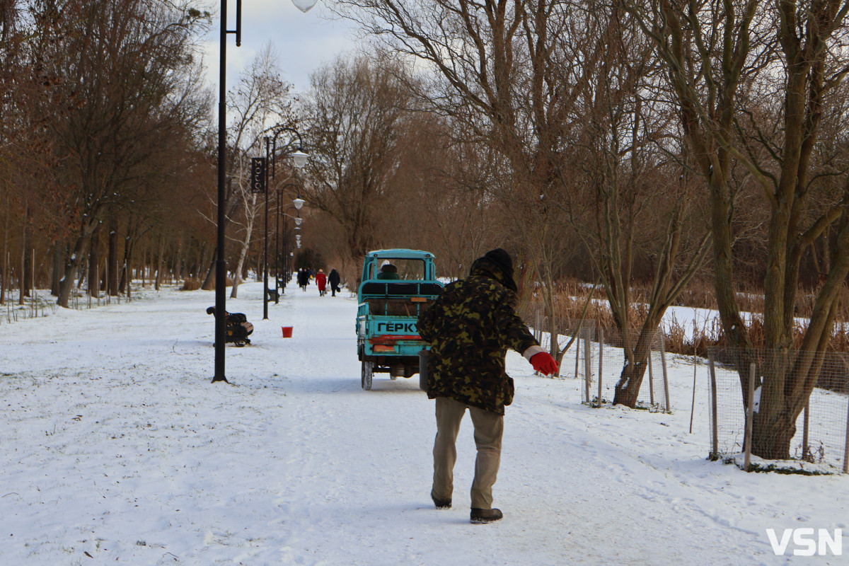Як виглядає центральний парк у Луцьку у перші дні 2026 року. Фоторепортаж
