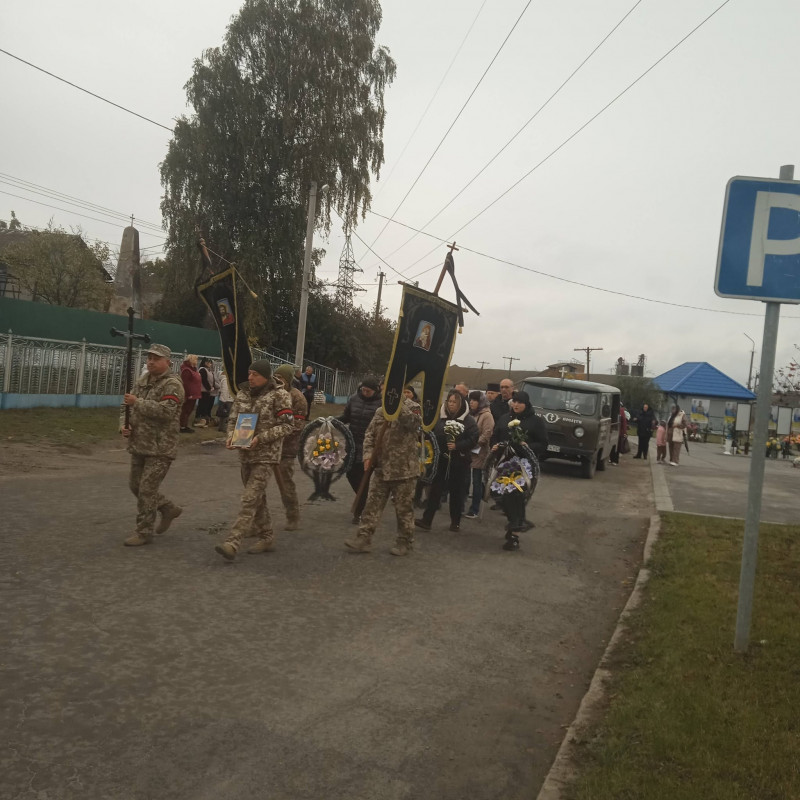 На Волині провели в останню дорогу захисника України Василя Довбая