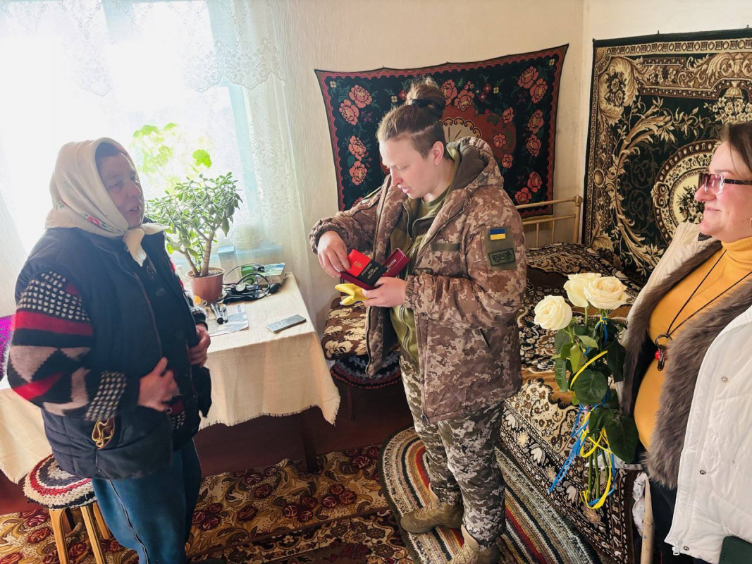 Родинам двох полеглих воїнів із Волині вручили ордени «Хрест Героя»