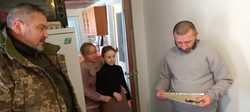 Зазнав поранення: ветерану війни з Волині вручили відзнаку Міністра оборони України