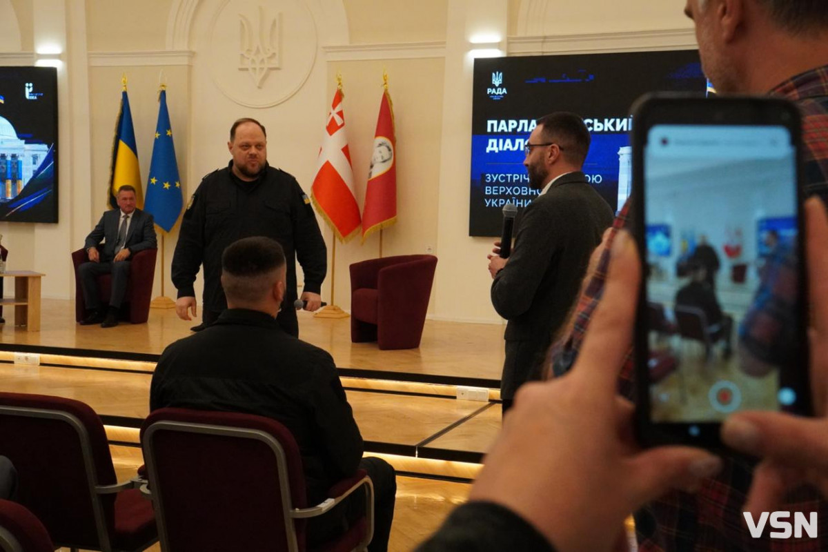 До Луцька завітав голова Верховної Ради України Руслан Стефанчук: що відомо