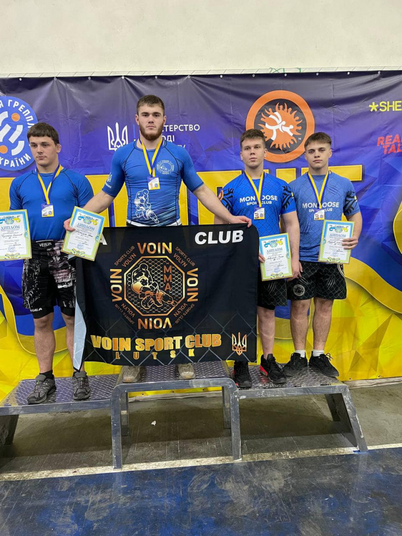 Спортсмени з Волині здобули медалі на чемпіонаті України з грепплінгу