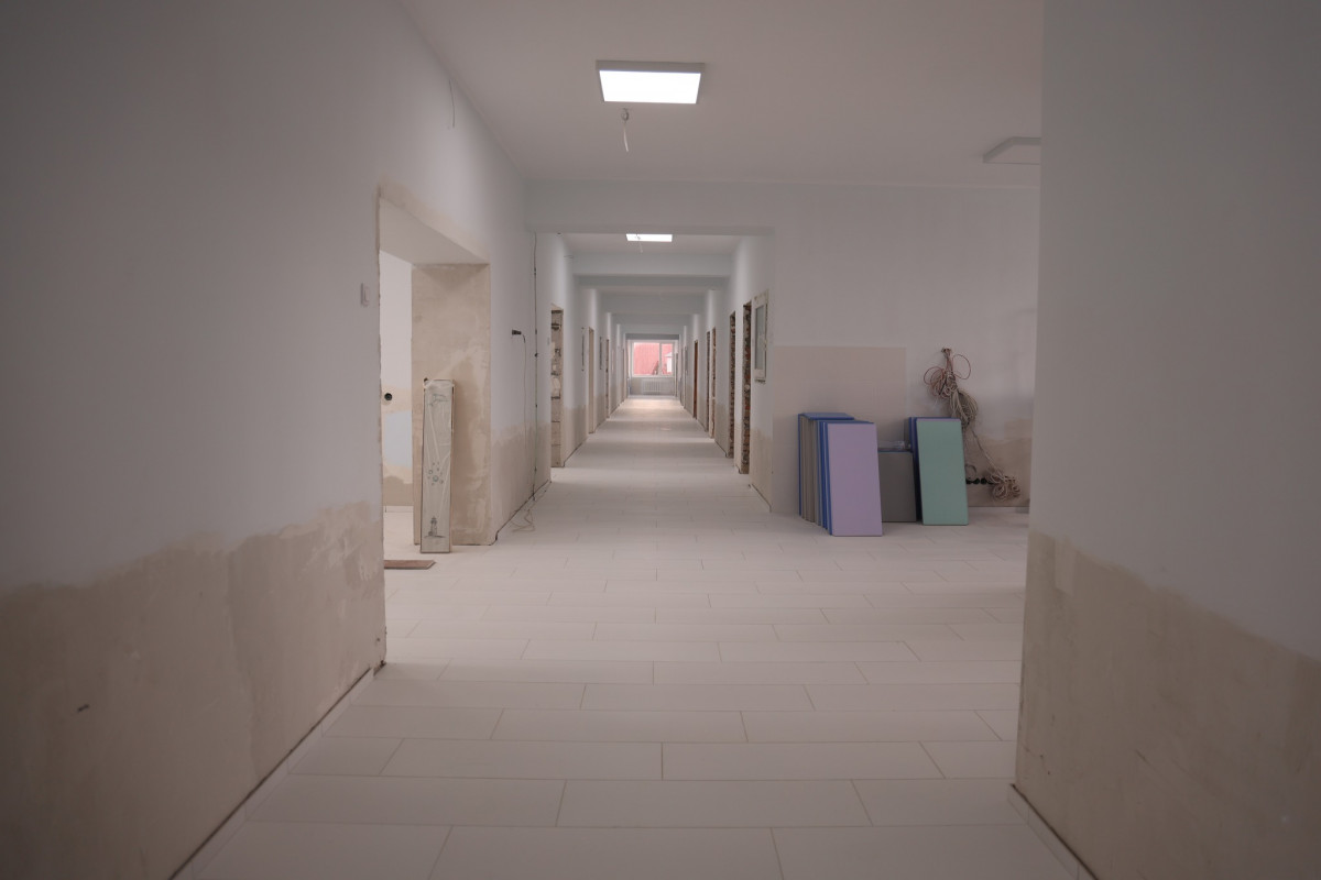 У Волинській обласній дитячій лікарні триває масштабний ремонт хірургічного відділення