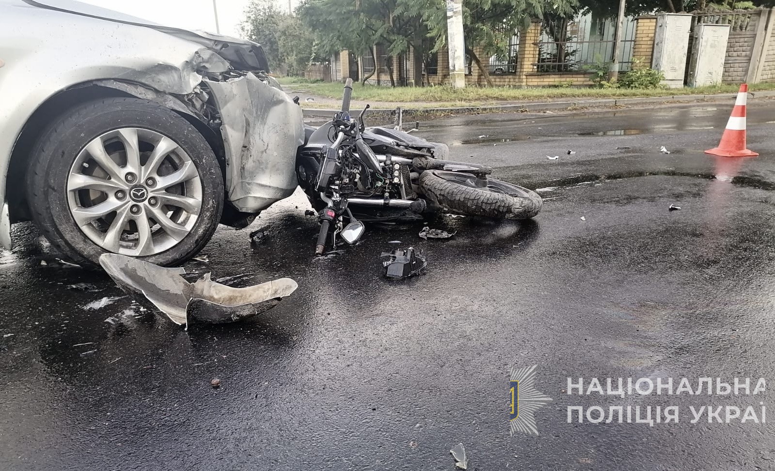 У Любомлі вчора 20-річна водійка збила мотоцикліста