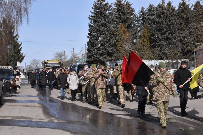 На Волині попрощалися із захисником Вадимом Гускою