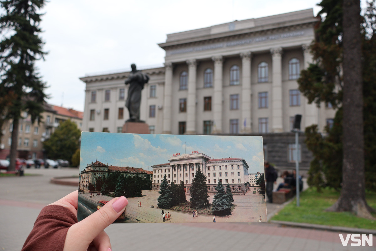 Луцьк у двох епохах: радянські вулиці vs сучасне місто. Фоторепортаж