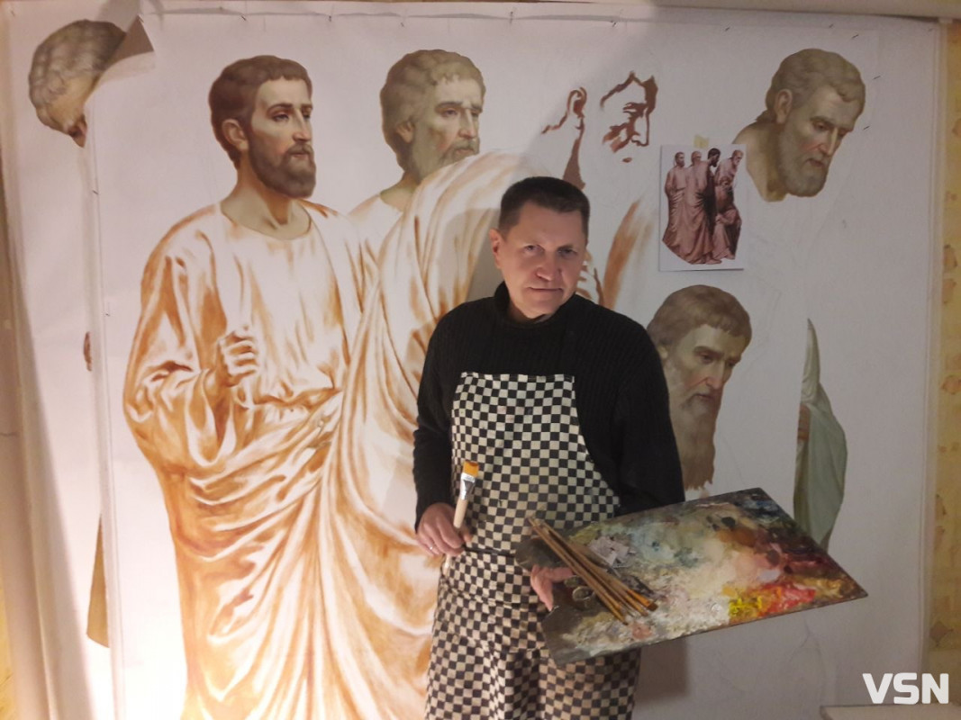 Іконописець з Волині: «Перш ніж узятися до роботи, вивчаю історію храму, життя святих, дух часу»