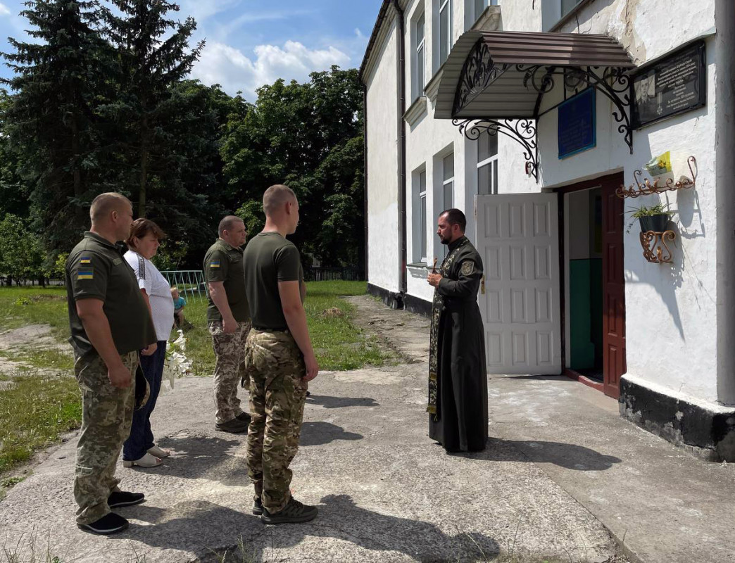 На Волині вшанували пам'ять загиблого прикордонника Сергія Киричука