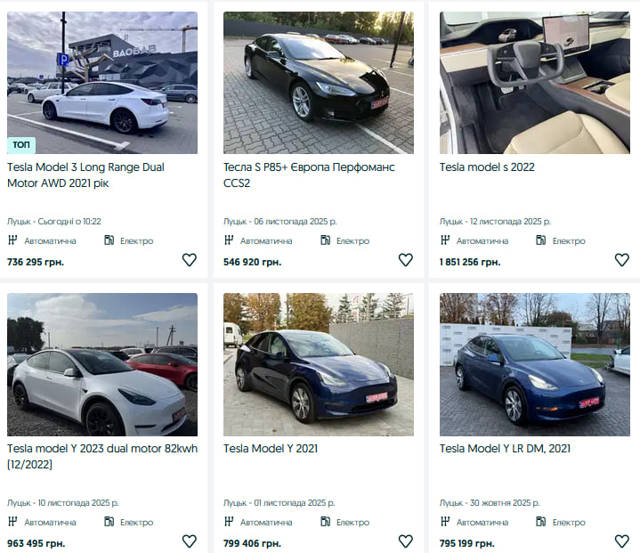 Скільки у Луцьку коштують бюджетні та преміум авто