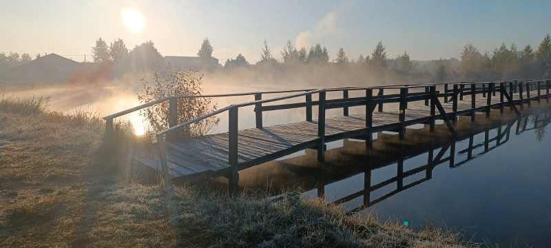 У громаді на Волині невідомі понищили пірс на водоймі для відпочинку