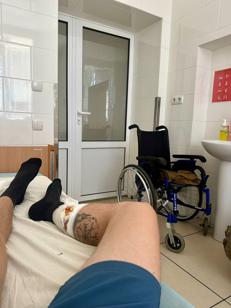 На одній із позиції провів провів 26 днів: прикордонник Волинського загону продовжує службу з осколком в нозі