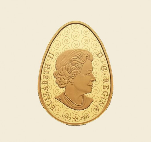 У Канаді випустили незвичну монету у формі української писанки. Фото
