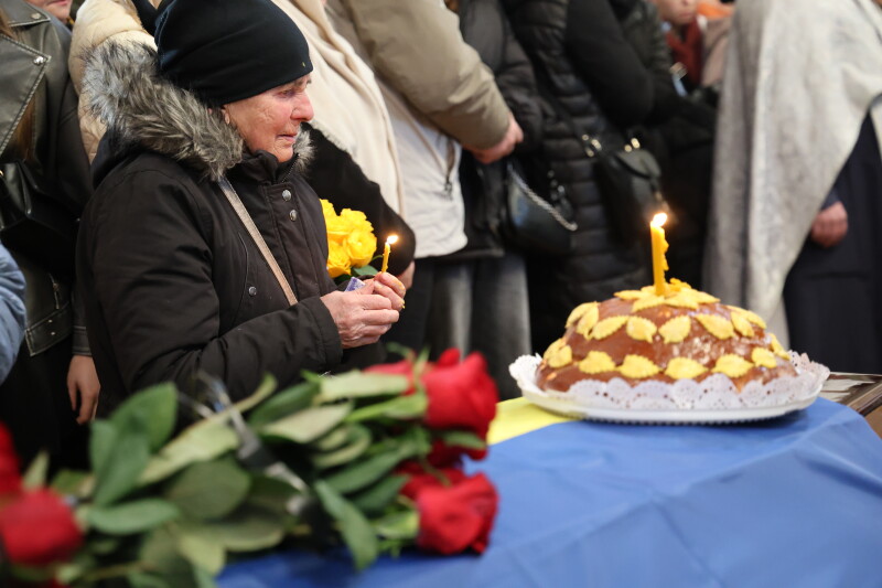 У Луцьку попрощалися з Героями Євгенієм Філясом та Тарасом Медведчуком
