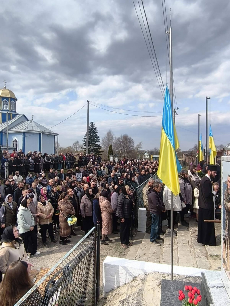 Загинув у грудні 2022 року: на Волині попрощалися із захисником Віктором Михальчуком