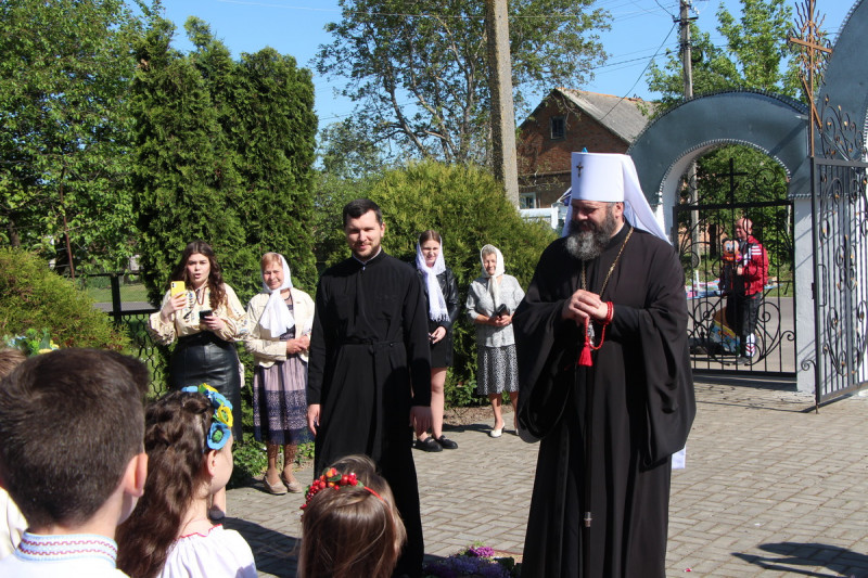 Митрополит Михаїл відвідав престольне свято у селі біля Луцька