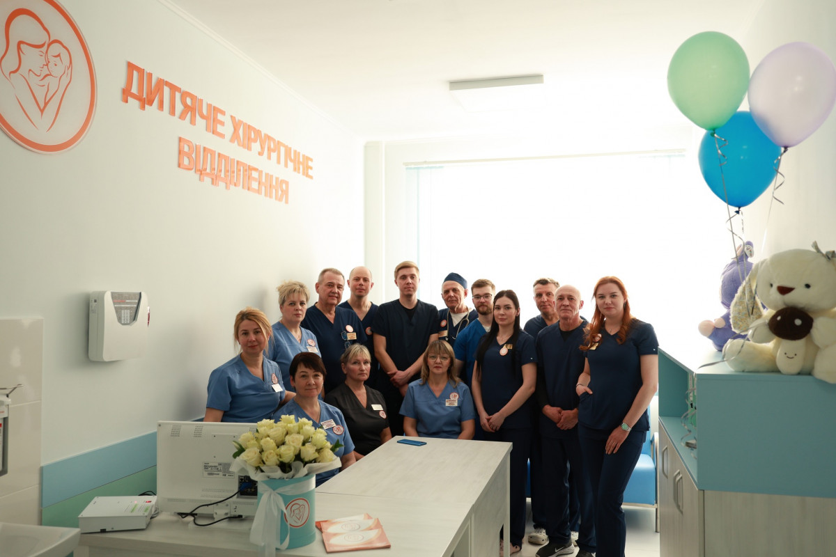 У Луцьку урочисто відкрили оновлене хірургічне відділення обласної дитячої лікарні. Фото