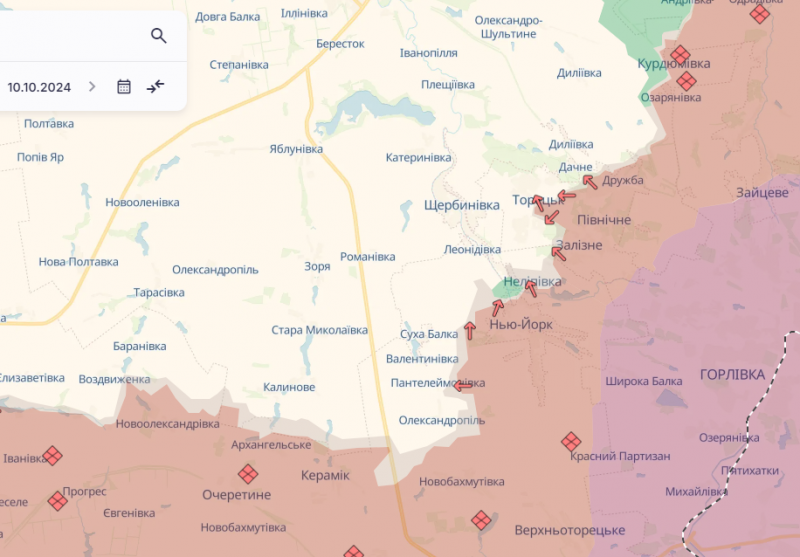 Росія знову захопила ще 4 населені пункти на Донбасі. Карти