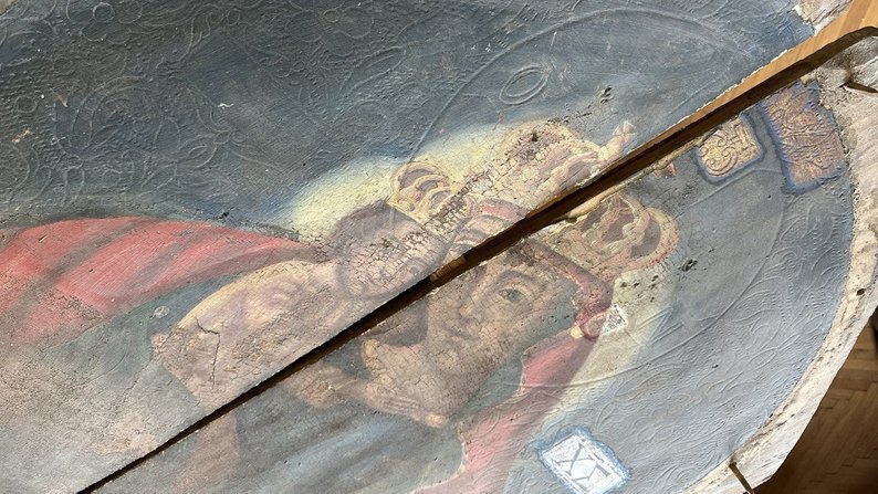 На Волині реставрують ікону XVIII століття, яку знайшли на горищі сільської церкви