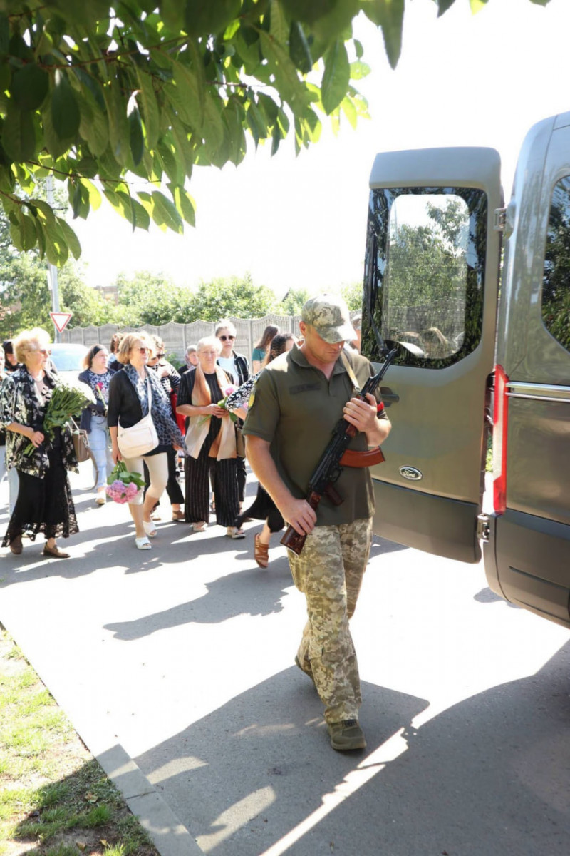 На Волині провели в останню путь захисника Володимира Соняка