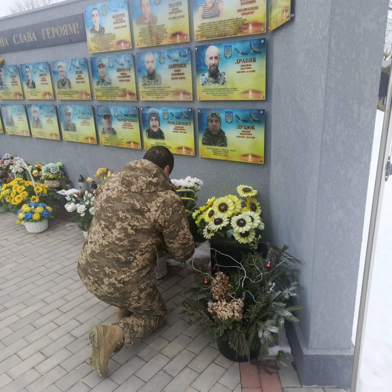 Героя Михайла Драбика з Волині посмертно відзначили державною нагородою