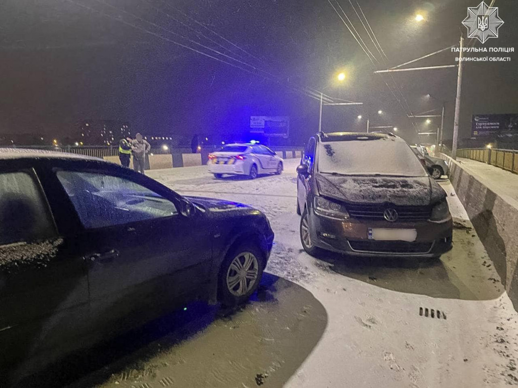 Патрульна поліція розповіла деталі численних ДТП на Рівненській у Луцьку