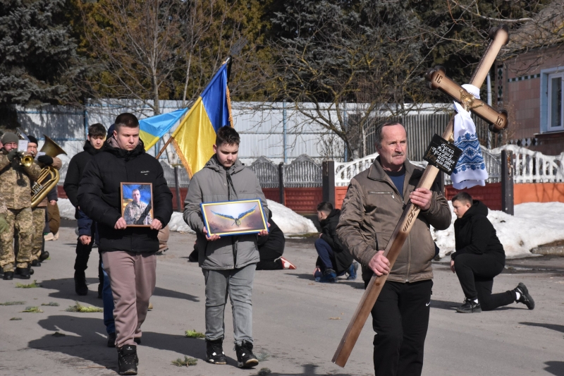 На Волині попрощалися із захисником Вадимом Гускою
