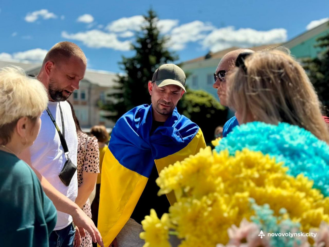 Понад півтора року був у полоні: на Волині зустріли захисника Юрія Верхося