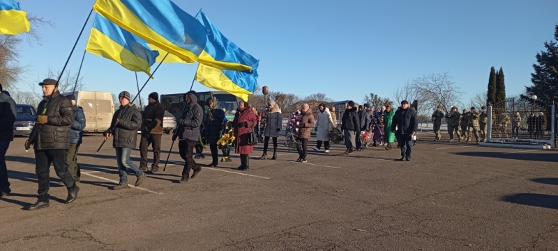 Поповнив лави Небесного Легіону: на Волині попрощались із Героєм Сергієм Шелестом