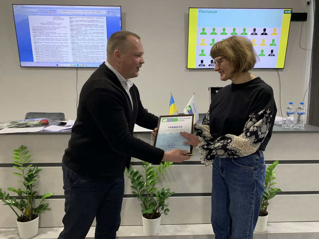 На Волині привітали переможницю радіодиктанту Національної єдності