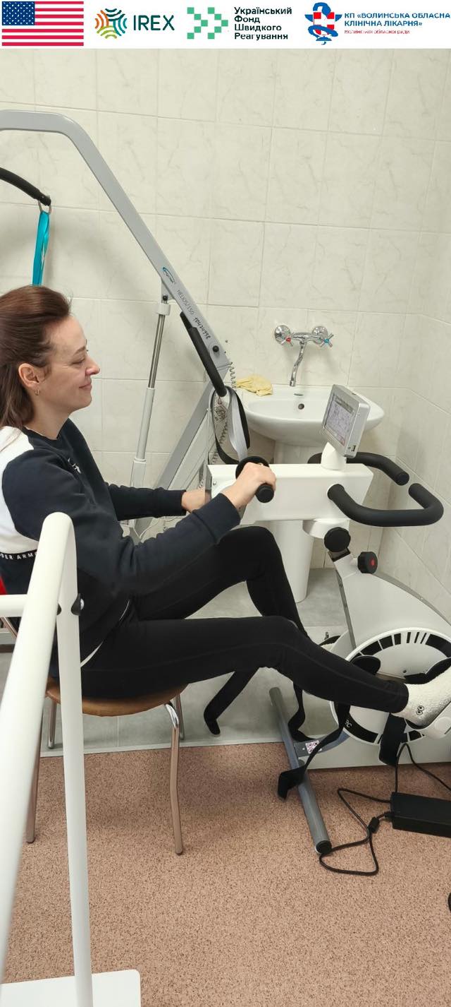 У Волинській обласній лікарні на понад 160 тисяч доларів оновили реабілітаційну кімнату