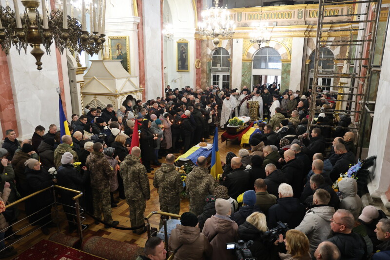 У Луцьку попрощалися з Героями Олександром Веремчуком та Костянтином Голубом