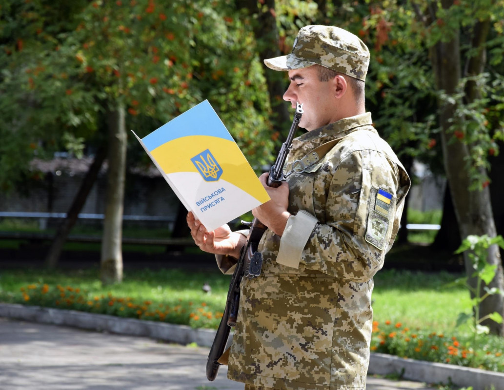 У Луцьку волинські прикордонники склали військову присягу