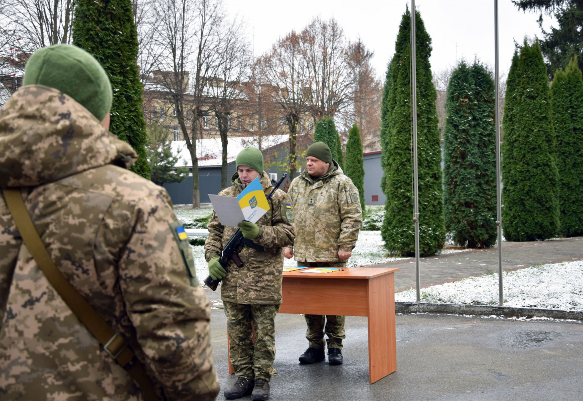 На Волині прикордонники склали військову присягу і стали на захист України