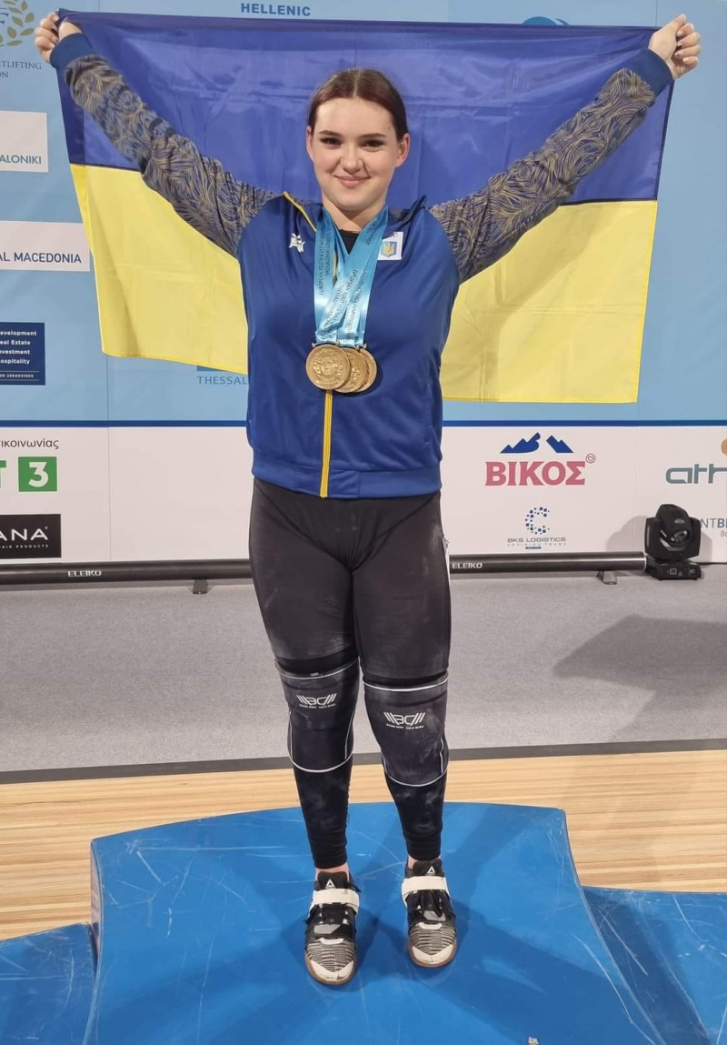 Важкоатлетка з Волині стала абсолютною чемпіонкою Європи