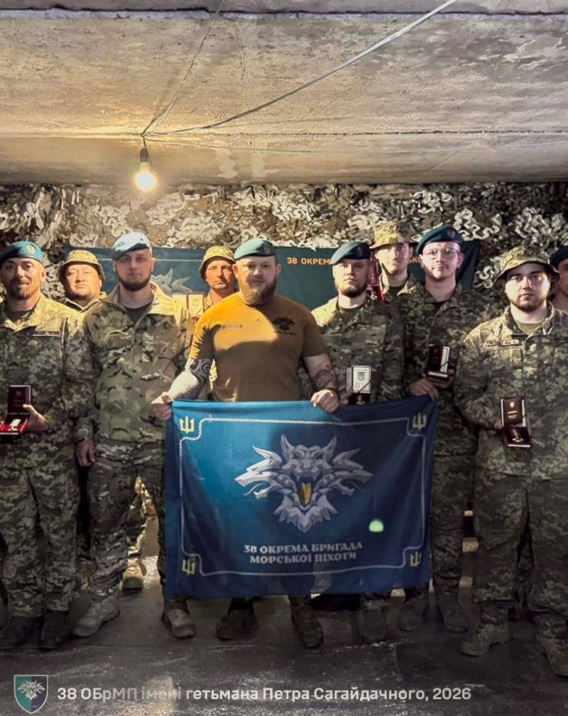 Морпіха з Волині нагородили за бойову роботу на Донеччині