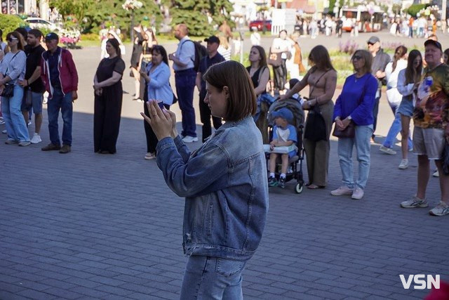 Особливий захід просто неба: у центрі Луцька відбувся концерт військового оркестру