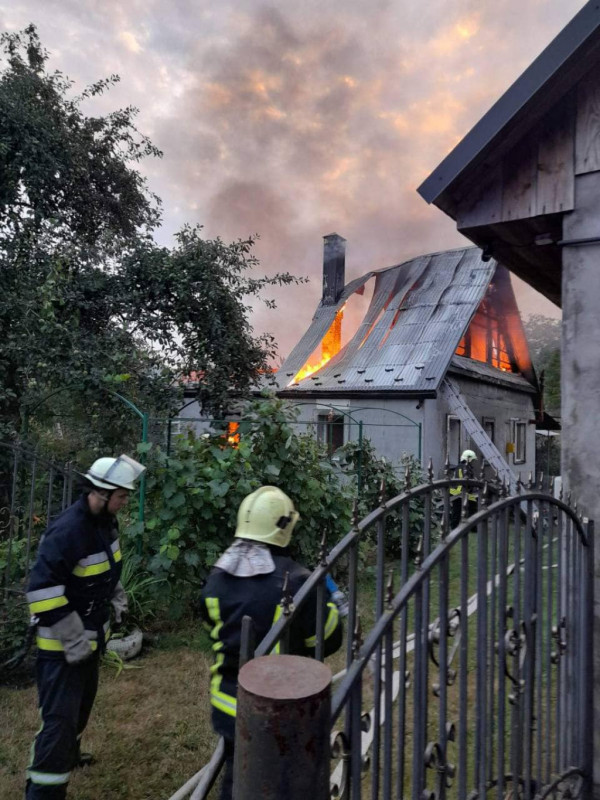 На Волині горів житловий будинок