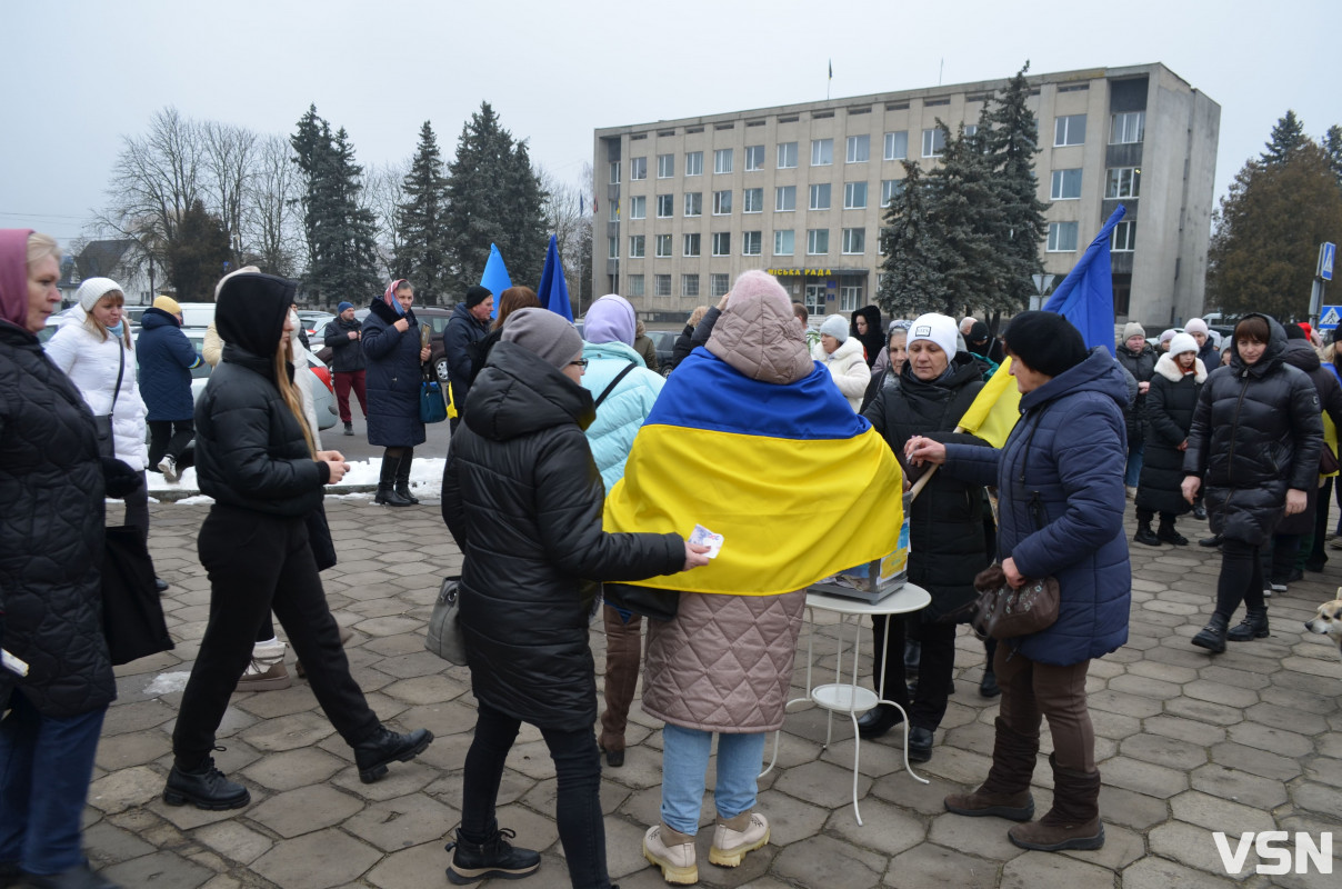 «Не мовчи, полон вбиває»: у містечку на Волині вперше відбулася акція на підтримку військовополонених і зниклих безвісти