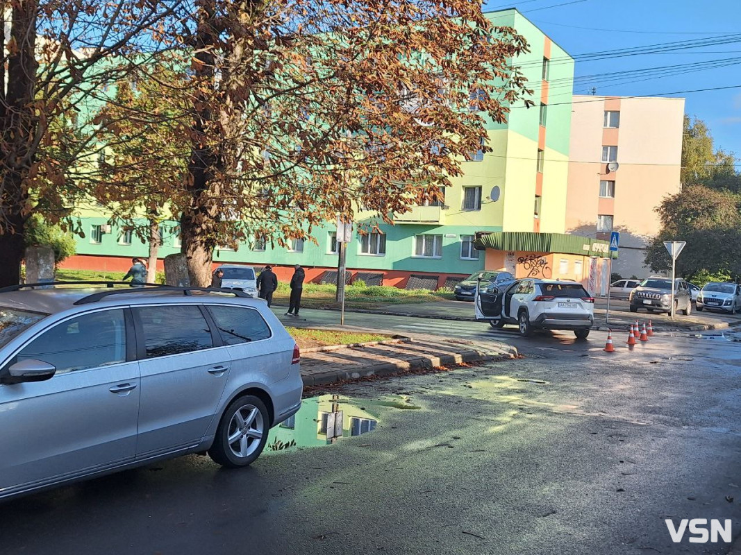 Аварія у Луцьку: один постраждалий у лікарні. Фото
