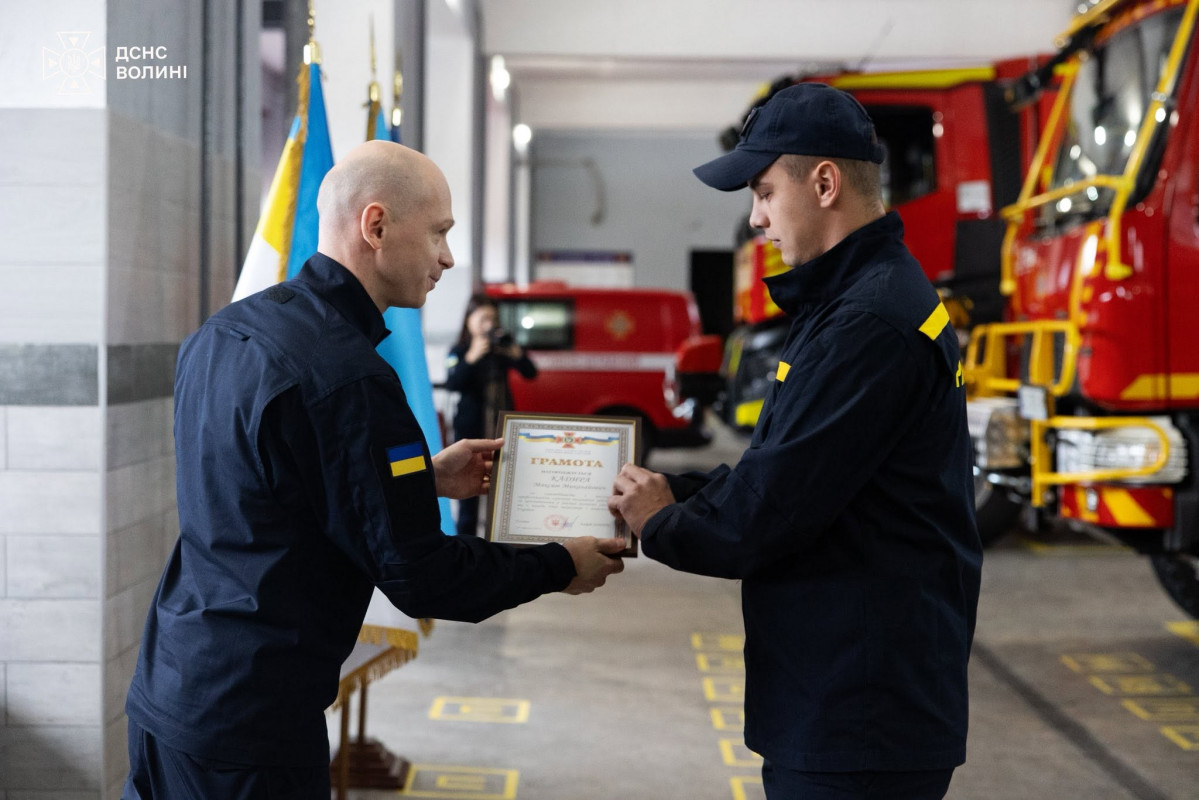 На Волині представили нового очільника рятувальників