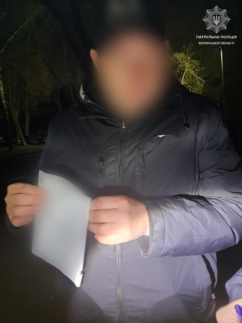 У Луцьку п’яний водій мало не в’їхав у дерево та припарковані авто