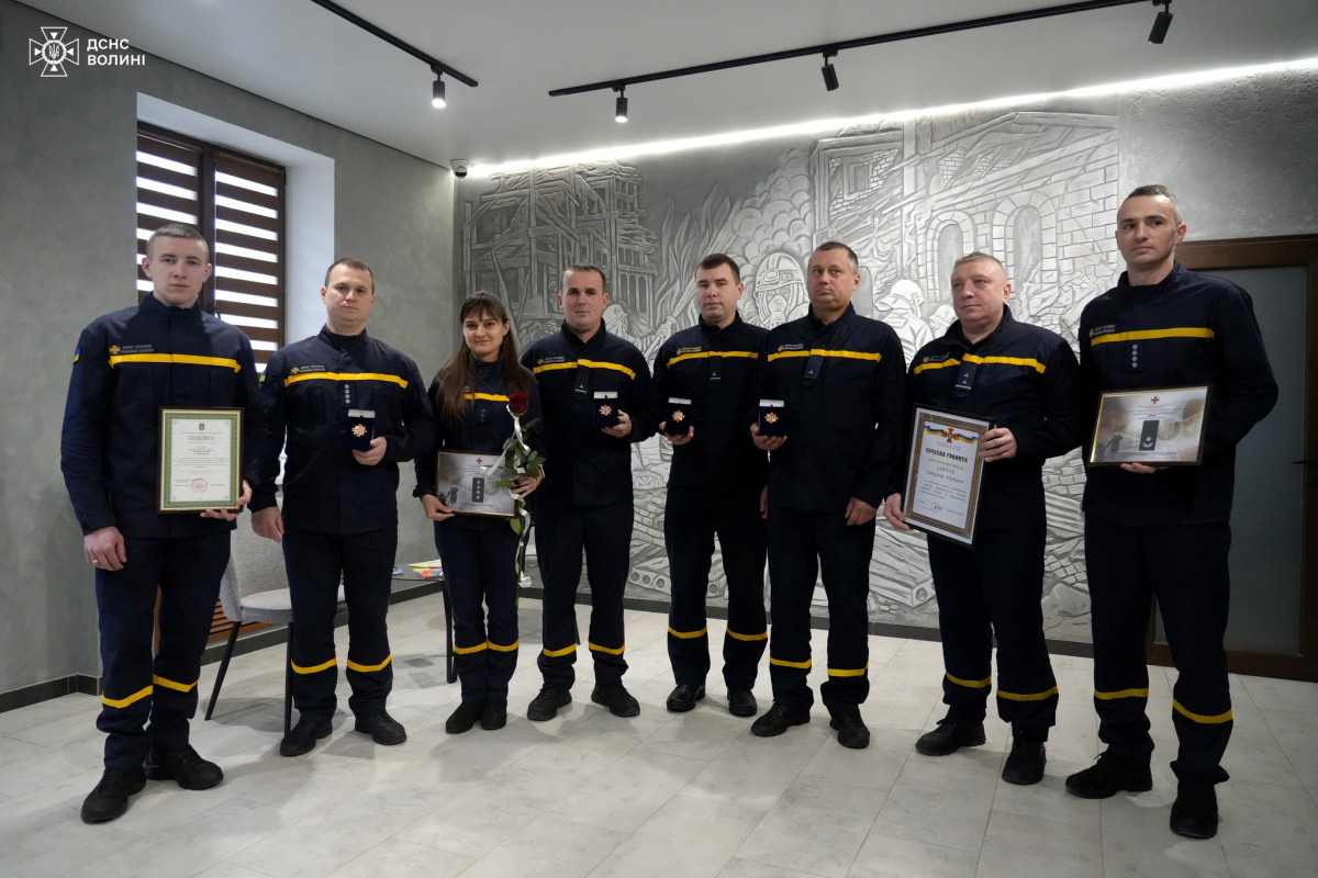 У Луцьку відзначили рятувальників за мужність і професіоналізм