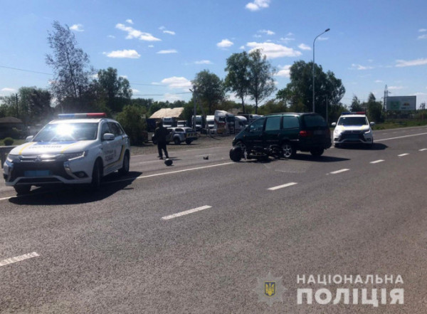 У ДТП на Ковельщині мотоцикліст зіткнувся з легковиком: двоє постраждалих